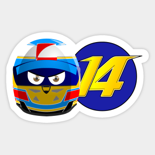 Fernando ALONSO_Helmet 2014 Sticker